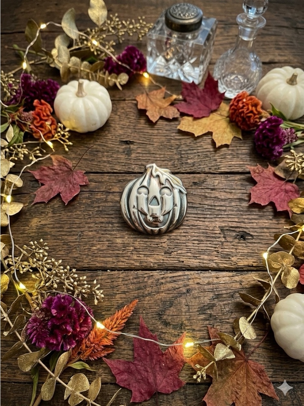 Vintage Pumpkin Brooch